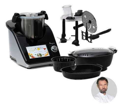 Robot De Cocina Wifi 2.0 Masterpro By Carlo Cracco Negro
