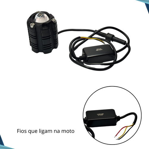 Kit Farol De Milha Auxiliar Led 12v 24v Kawasaki Versys 300
