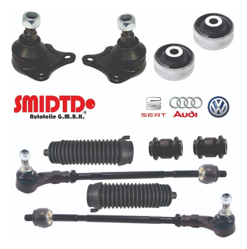 Kit Bases Bieletas Completa Bujes Rotulas Jetta A4 1.8 99-08