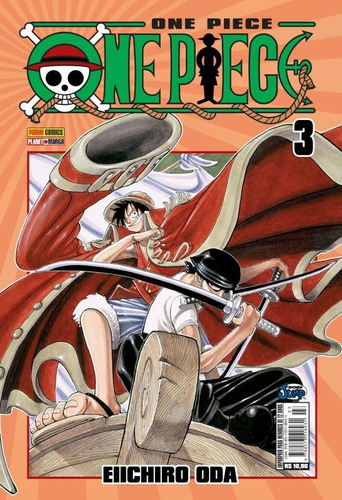 One Piece Vol. 3, de Oda, Eiichiro. Editora Panini Brasil LTDA, capa mole em português, 2005