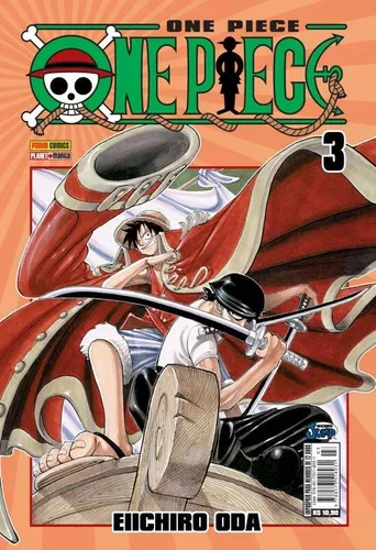 Livro Mangá One Piece 3 em 1 Novo Lacrado em Português 84,90- Vol