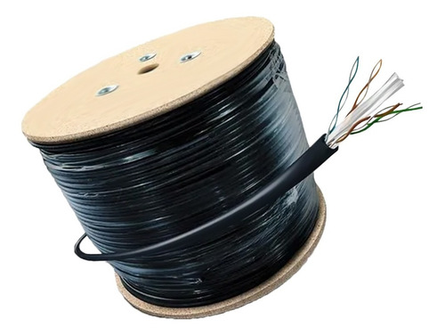 Imagen 2 de 3 de Super Oferta! 30mts Cable Red Utp Exterior Doble Vaina Mirá!