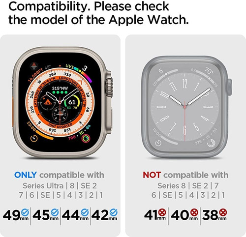 Imagen 6 de 10 de Correa Apple Watch Ultra Series 8/7 (45mm), Series Se2/6/se