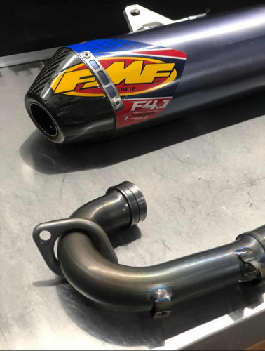Yamaha Yzf 250 14 15 16 17 Fmf Escape Completo Titanio = Okm