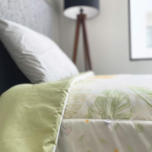 Edredon Cama Individual Inhome Kids Safari 3 Piezas