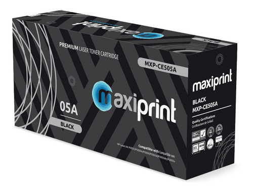 Toner Maxiprint Compatible Hp 05a Negro (ce505a)