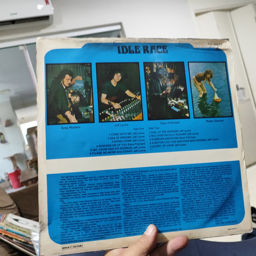 Lp - Iddle Race - 1970 - Jeff Lyne Elo - Raro - Excelente