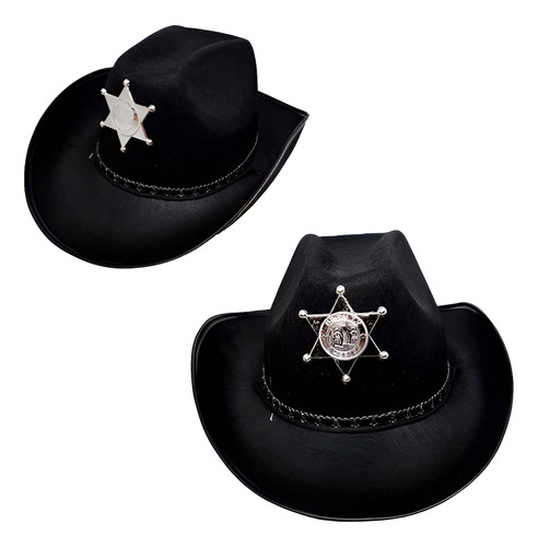 Sombrero Vaquero Sherif Disfraz Vaquero Comisario Cowboy