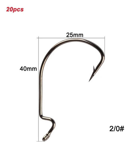 20 Unidades/lote De Ganchos Texanos De Acero Con Alto Conten