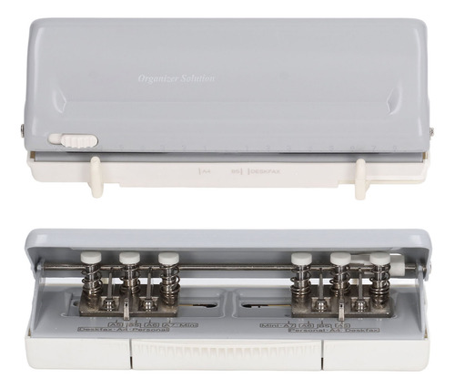 Paper Puncher 6 Hole 10 Sheet Capacity Adjustable Center