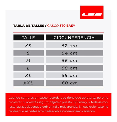 Imagen 6 de 6 de Casco Moto Ls2 Rebatible Doble Visor 370 Easy Negro Mate