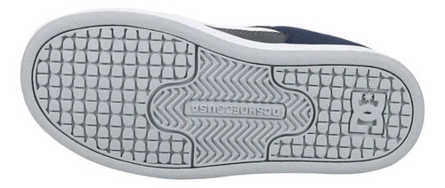Dc Shoes Manteca 4 V Ps Para Niño Color Blanco, Marino, Gris
