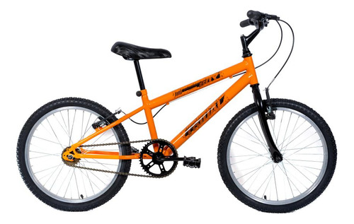 Bicicleta Aro 20 Mtb Boy Infantil Tridal Cor Laranja