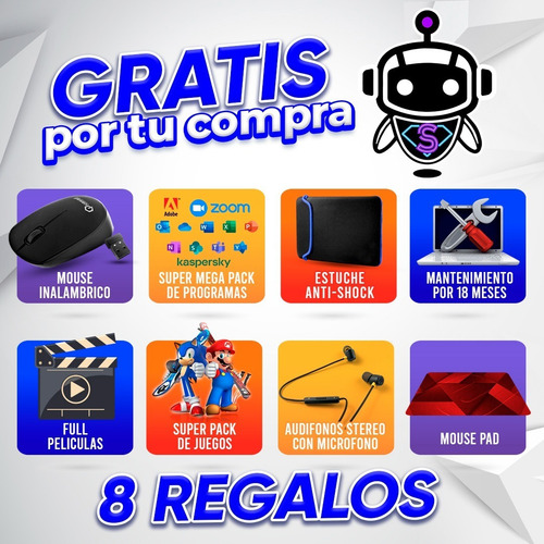Imagen 3 de 8 de S U P E R Hp I3 11va + 8 Ram + 512 Ssd + F U L L Regalos !