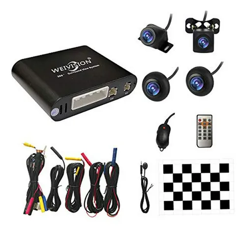 Cámara 360º Con Dvr Compatible Con Todos Los Autos