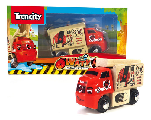 Trencity Camión Bombero Waty - Tienda Oficial