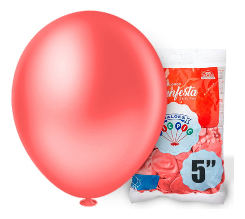 Balão Bexiga Liso Diversas Cores 5 Polegadas Pct C/ 50 Un Cor Rosa Blush Cinza