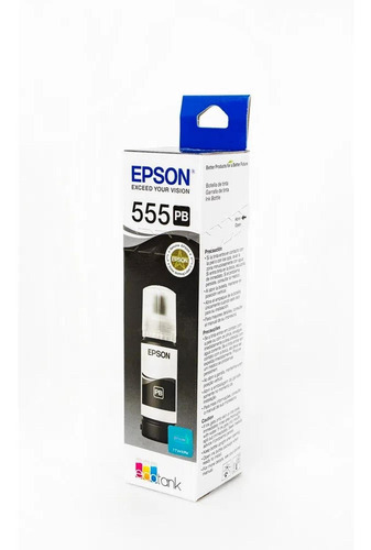 Imagen 2 de 3 de Botella De Tinta Epson T555 Negro