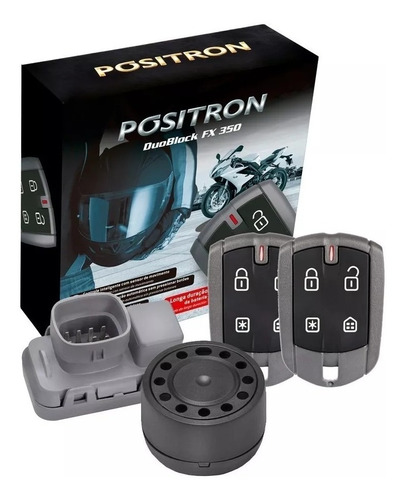 Imagen 1 de 7 de Alarma Moto Positron Fx Db350 Presencial Zeta Motos 