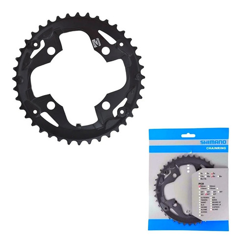 Coroa Shimano Acera Fc-m3000 Preta - 40 Dentes