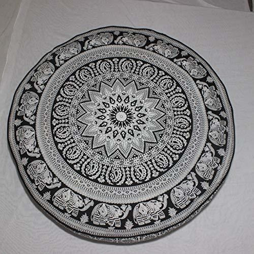 Cojines Hemsi-77 Funda De Almohada De Suelo Mandala Decorati