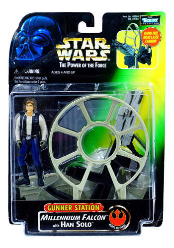 Star Wars Power Of The Force Gunner Station Han Solo Detalle