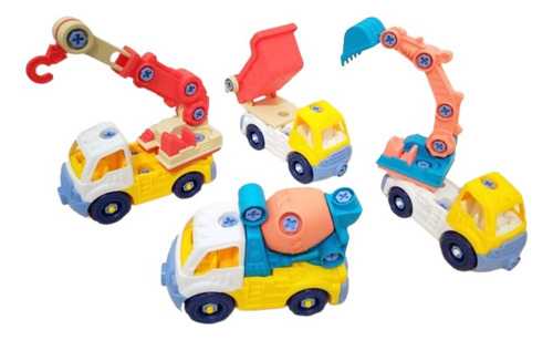 Coleccion Carros Armables Construccion Camion Tractor Carrit