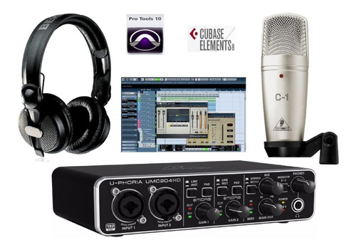 Interface Behringer Microfono Audifono + Cursos + Software