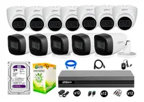 Comprar Cámaras Seguridad Dahua  Kit 12 Cámaras Full Hd Audio 1tb