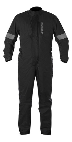 Alpinestars Hurricane Traje De Lluvia De Una Pieza, M, Negro