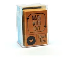 Comprar Set Sellos Emprendedor:  Made With Love  Contiene 3 Sellos