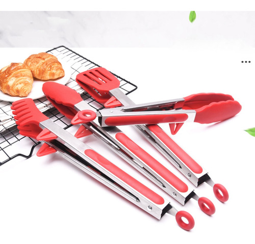 (gn-a2)food Tongs Barbecue Salad Grill Serving Tongs Stainle