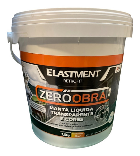 Imagem 2 de 3 de 3 Verniz Pu Manta Líquida Zero Obra Elastment 3,5kg Incolor