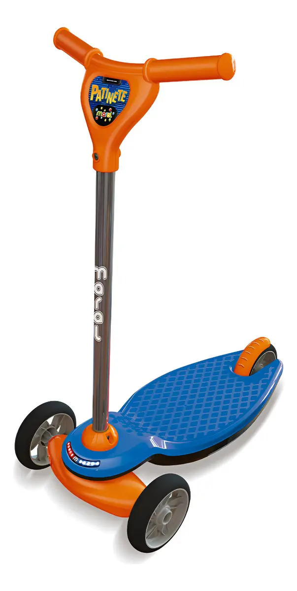 Patinete Infantil 3 Rodas Maral Cor Colorido Liso