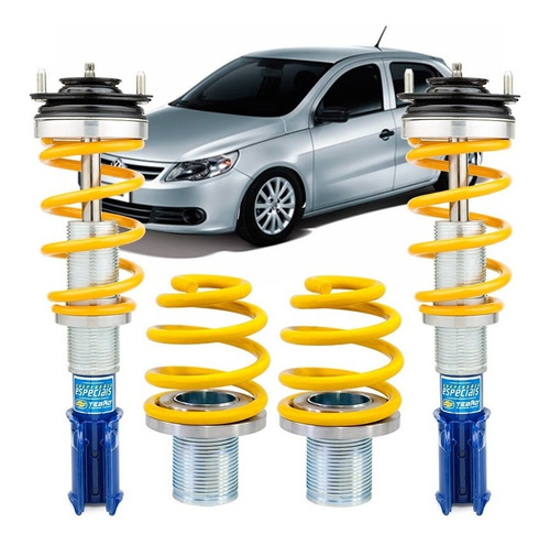 Kit Suspensão Rosca Sport Tebão - Gol G5 G6 G7