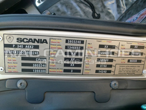 Imagem 10 de 15 de Scania P-340 6x2 2012