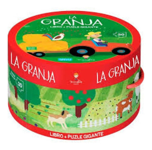 La Granja - Libro + Puzzle Gigante - Mosca