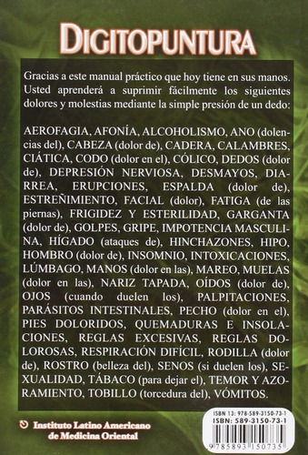 Digitopuntura. Curese Usted Sus Dolores, Molestias Con Pdedo