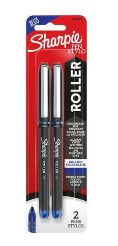 Lapicera Roller Sharpie Gel 0.5 Punta Aguja X2 (negro)