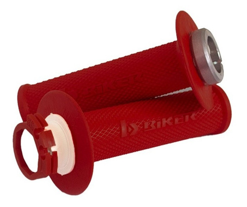 Puños Grips Lock On Biker Rojos Honda Xr250 Tornadoshop