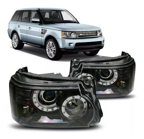Farol Compativel C/ Range Rover D3s Sport 09/13 Led 15 Pinos