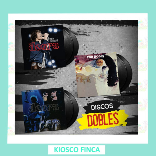 Imagen 3 de 10 de Revista + Coleccion Discos Vinilos The Doors Album Clasicos