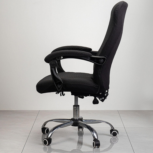 Funda Elástica Universal Para Silla De Oficina Tamaño L Negr