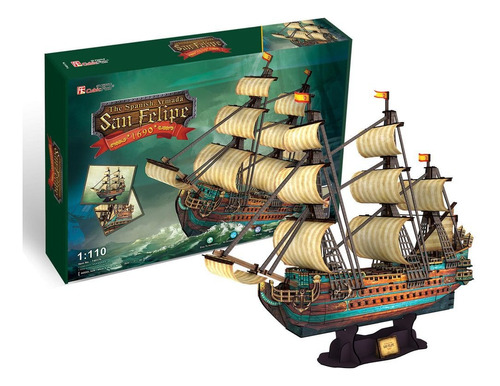 The Spanish Armada San Felipe - Cubic Fun - Puzzle 3d