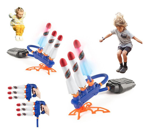 Rocket Launcher New Bounce Para 2 Jugadores Con 4 Cohetes Le