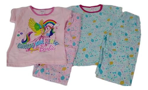 Set De 2 Pijamas Disney De 2 Piezas Para Niña Playera Y Legg
