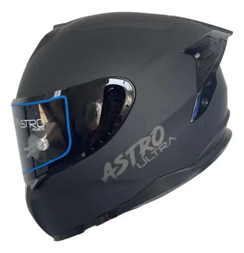 Astro Helmets Ultra Ngo Mate Solid Black Integral Ece2206 Solid Black ...
