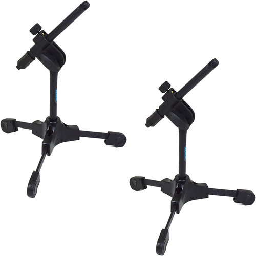 2 Pedestal Suporte Mini Girafa Ask Spm Light Microfone Mesa
