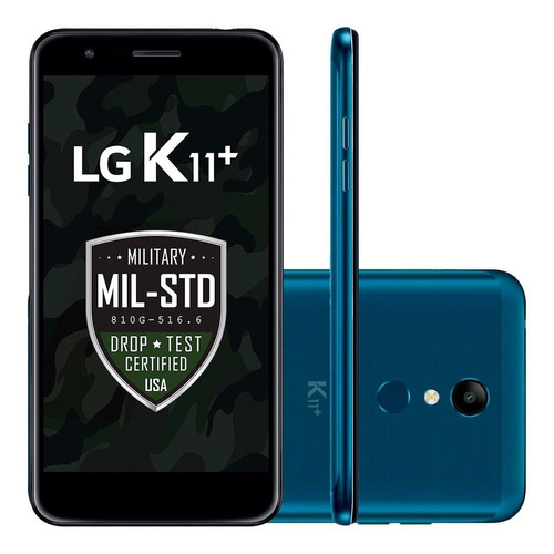 Smartphone LG K11+ Plus 32gb Azul Tela 5,3 Dual Chip 4g