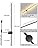 Juego De Dos Apliques De Pared Led Con Control Remoto, Color